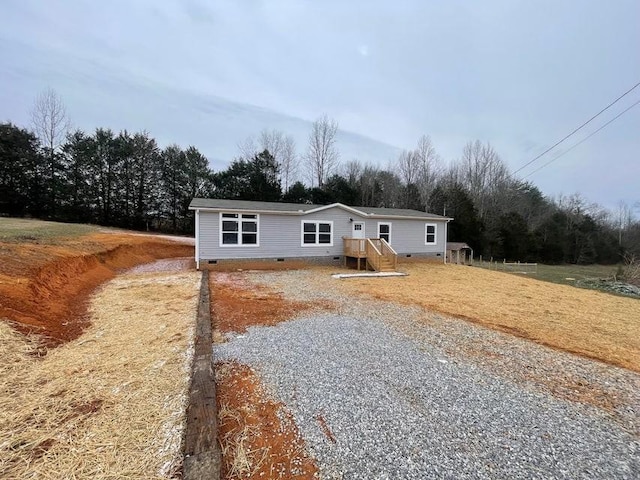 view of manufactured / mobile home