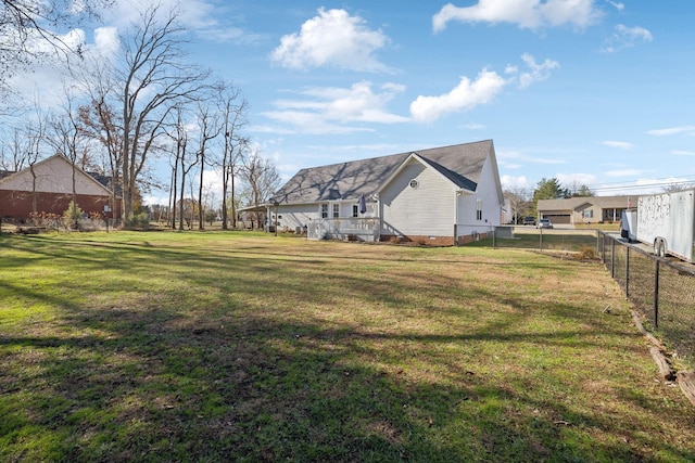 view of yard