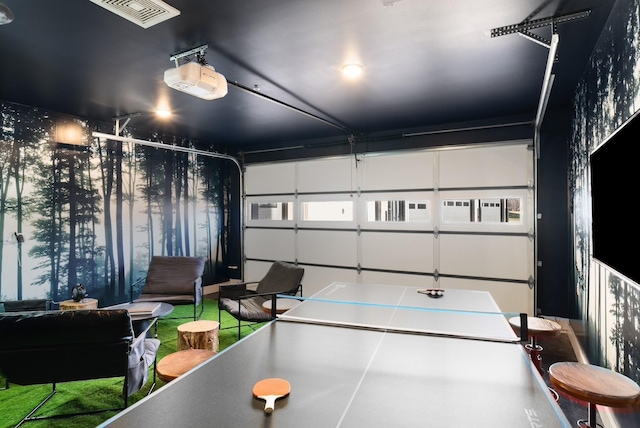 view of recreation room