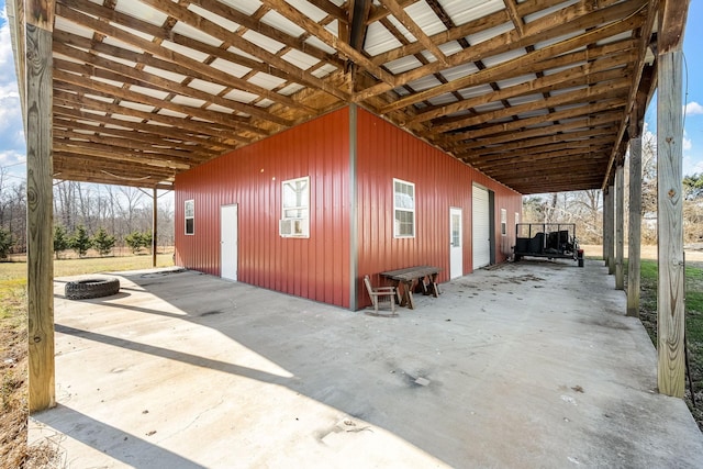 view of stable