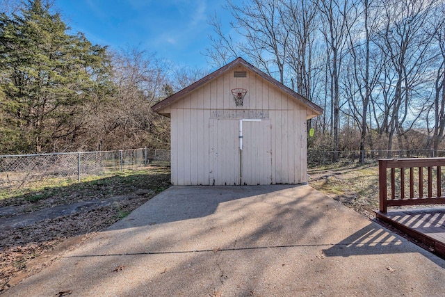 view of outbuilding