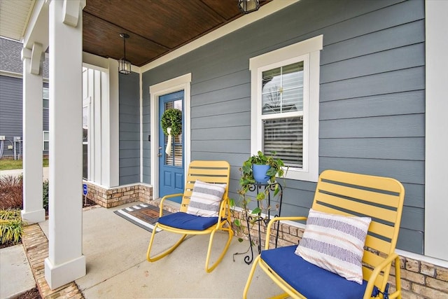 view of patio / terrace featuring a porch