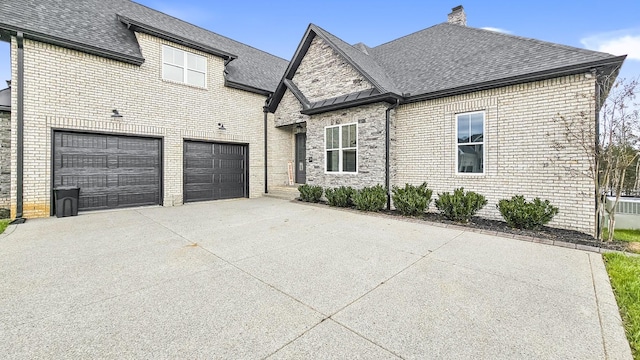 view of home's exterior featuring a garage