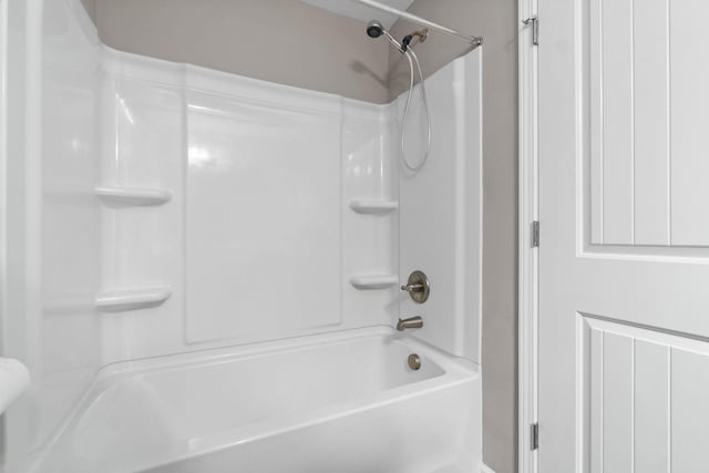 bathroom featuring bathing tub / shower combination