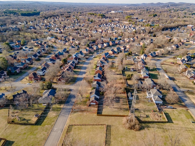 drone / aerial view