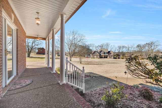 view of patio / terrace featuring a porch