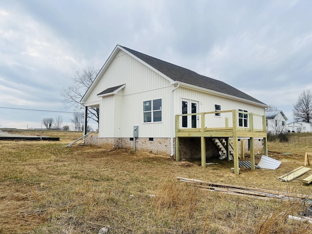 view of side of property