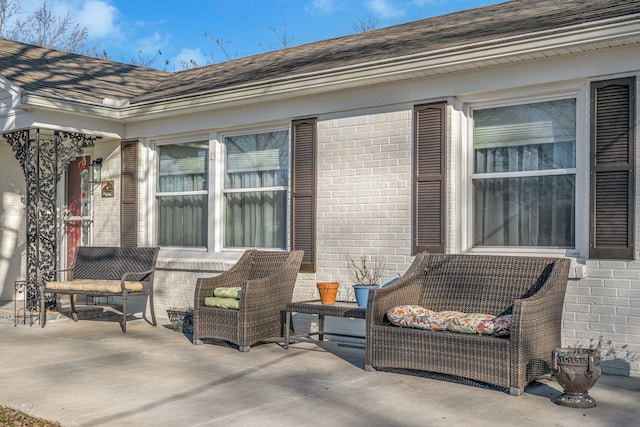 view of patio / terrace featuring outdoor lounge area