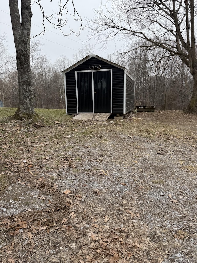 view of outbuilding