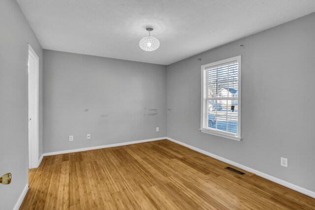 empty room with wood-type flooring