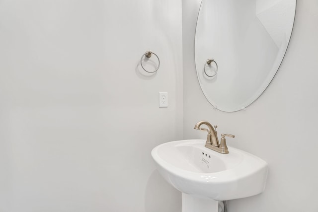 bathroom with a sink