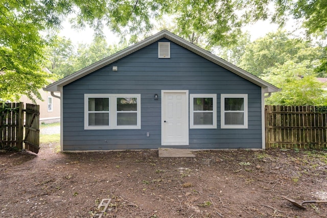 view of back of property