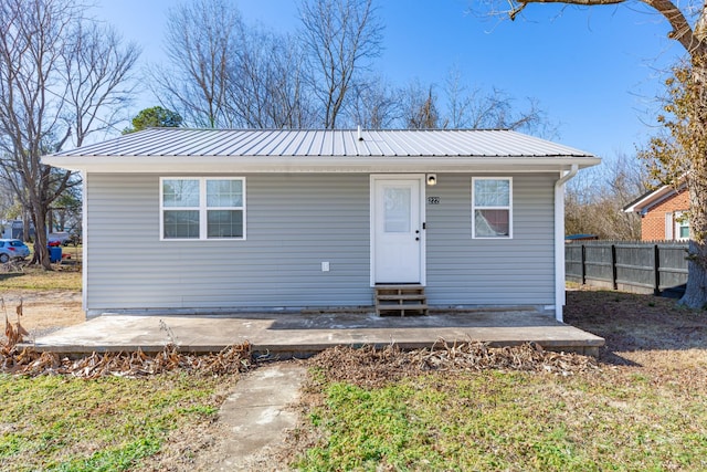 view of rear view of property