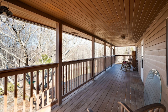 view of deck
