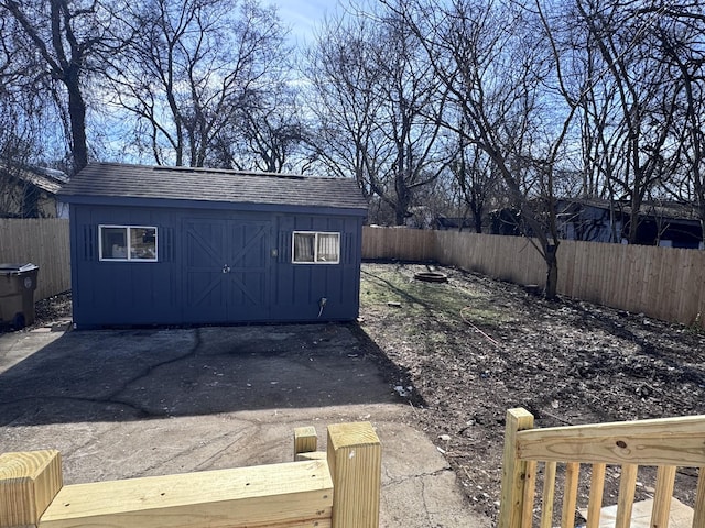 view of outbuilding