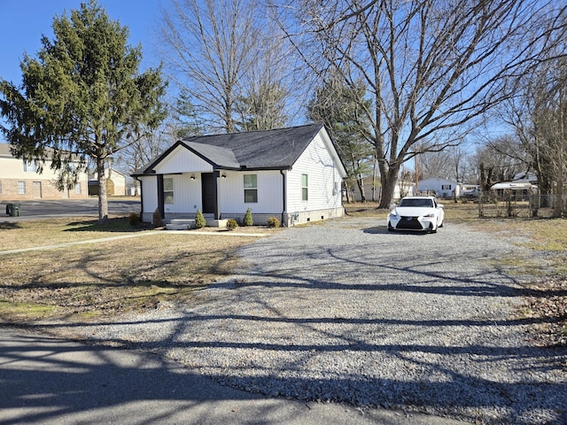 view of side of property