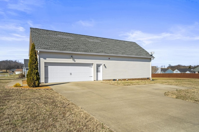 view of side of property