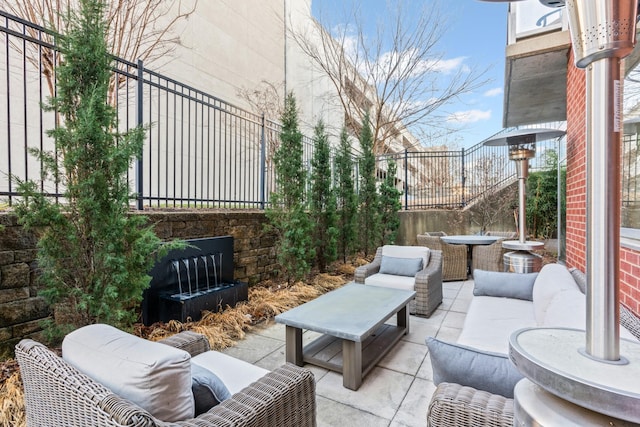 view of patio / terrace with outdoor lounge area