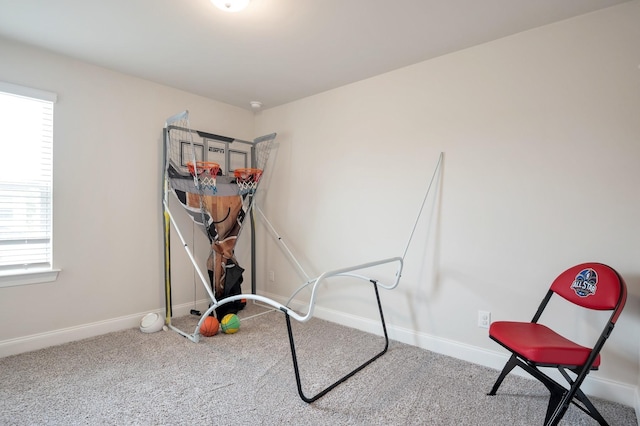 bedroom featuring carpet floors