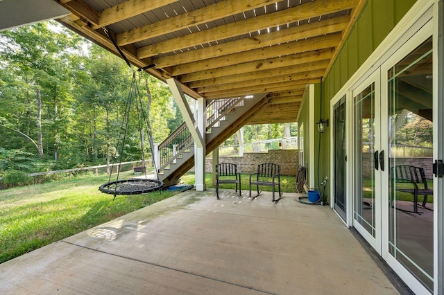 view of patio