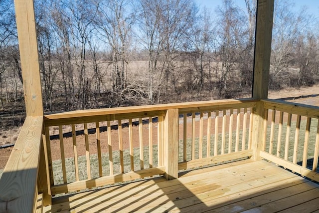 view of deck