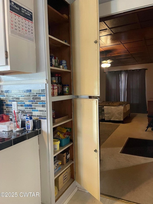 view of pantry
