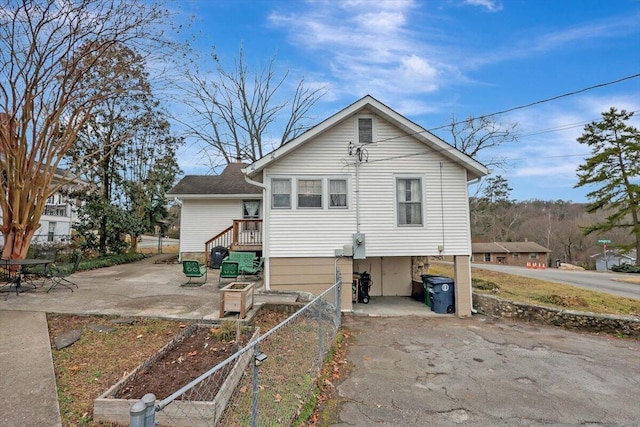 view of rear view of property