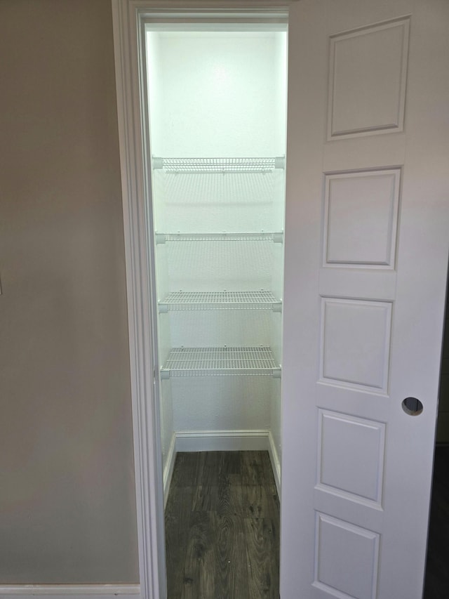 view of pantry