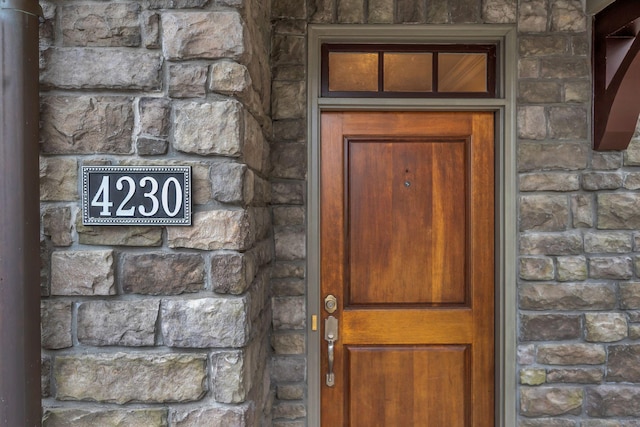 view of property entrance