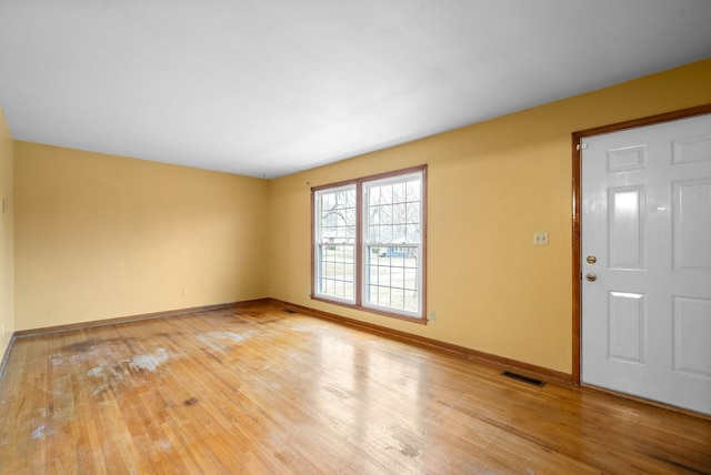 entryway with light wood-type flooring