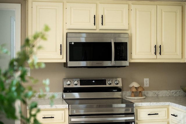 kitchen with stainless steel appliances