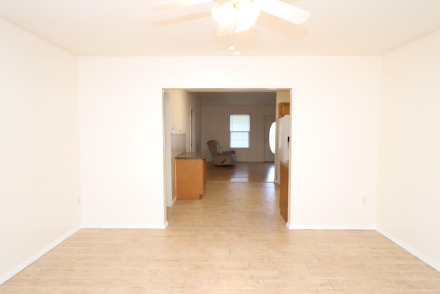 interior space featuring light hardwood / wood-style flooring