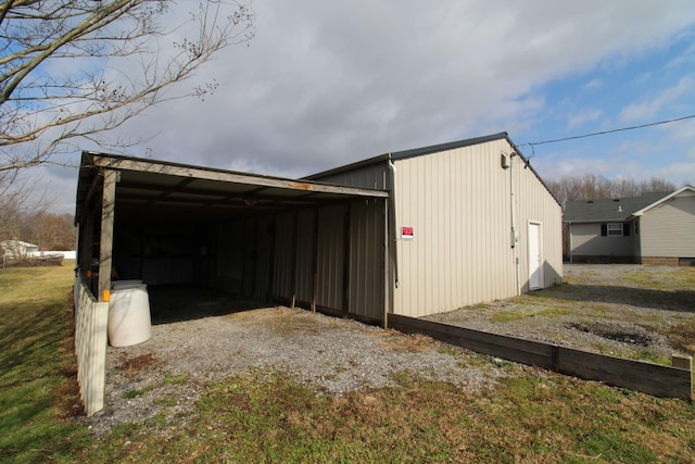 view of outbuilding