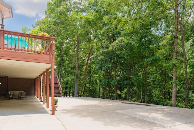 view of patio / terrace with outdoor lounge area