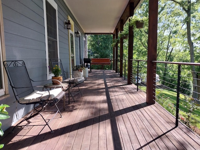 view of deck