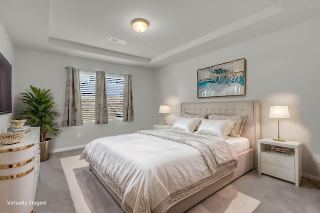 3280 Holiday Ln, Columbia, TN 38401 - bedroom with light carpet and a raised ceiling