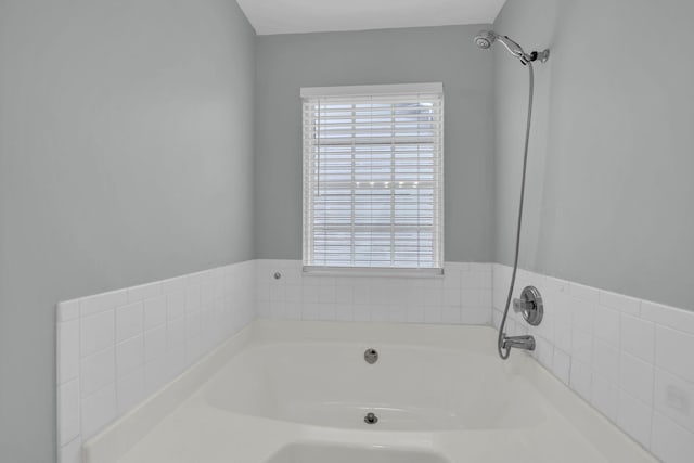 bathroom with a bathing tub