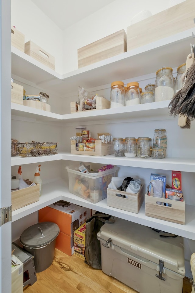 view of pantry