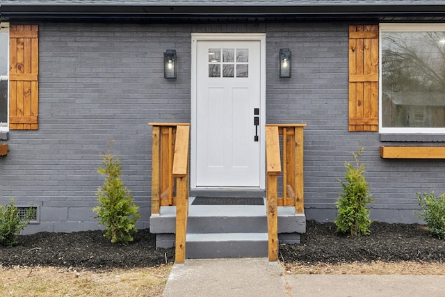 view of entrance to property