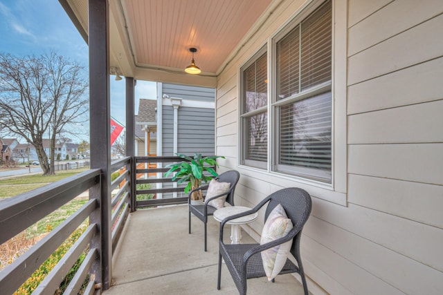 balcony with a porch