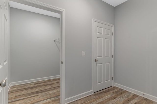 interior space featuring hardwood / wood-style flooring