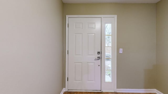 view of entrance foyer