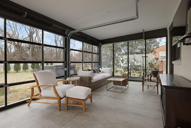 sunroom / solarium featuring plenty of natural light