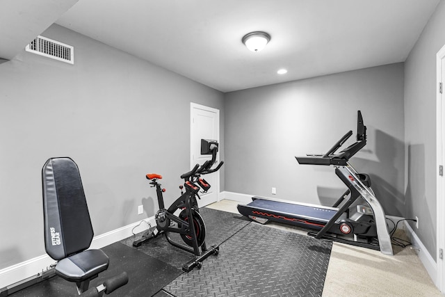 view of exercise room