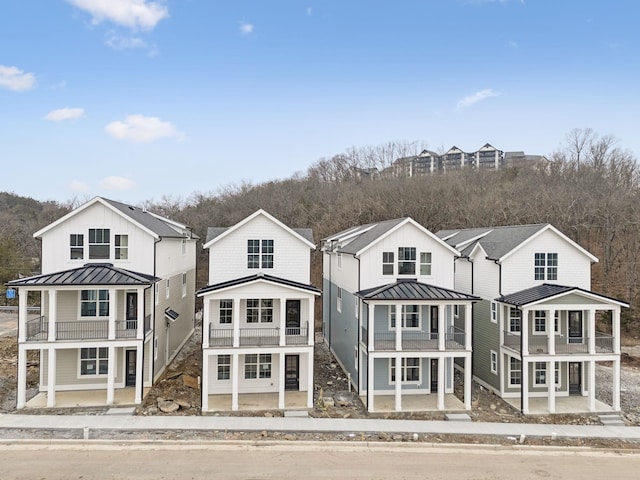 view of rear view of property