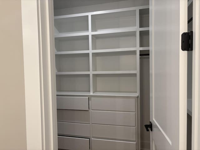 view of closet