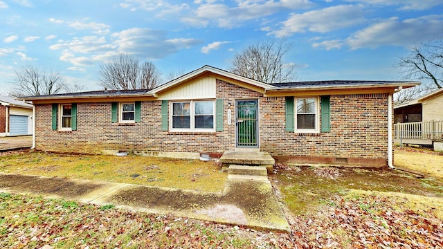 view of ranch-style home