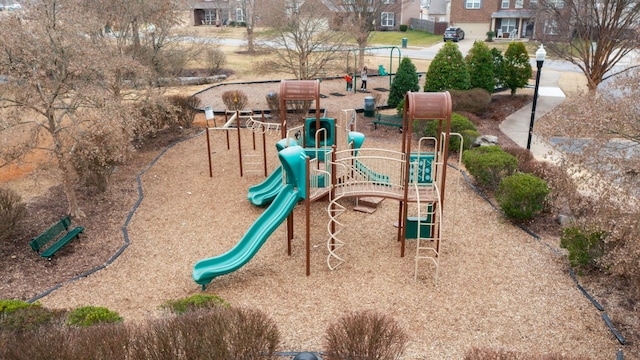 view of jungle gym