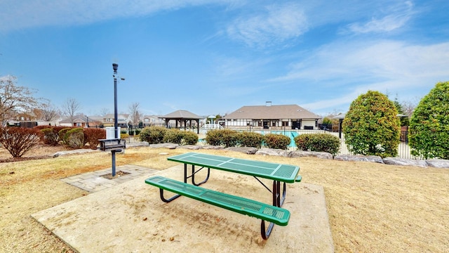 surrounding community featuring a gazebo