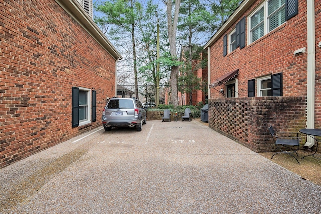 view of parking / parking lot